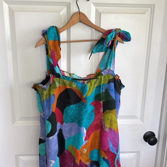 Marie Oliver Maya Midi Dress Jewel Tones - Picture 8 of 10